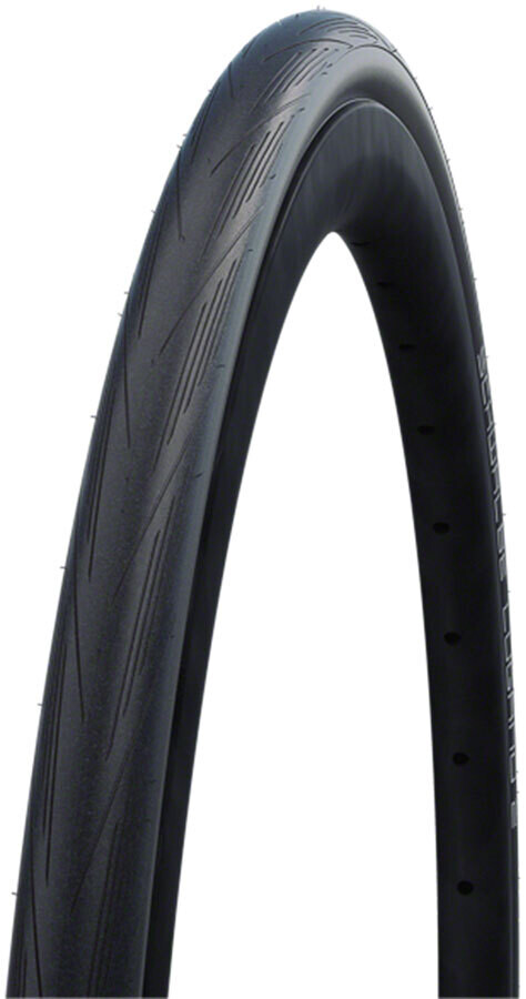 Schwalbe Lugano II Tire - 700 x 28, Clincher, Folding, Black