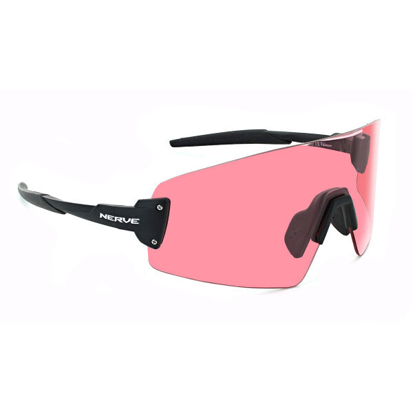Optic Nerve Sunglasses FixieBLAST Matte Black W/ Rose Lens