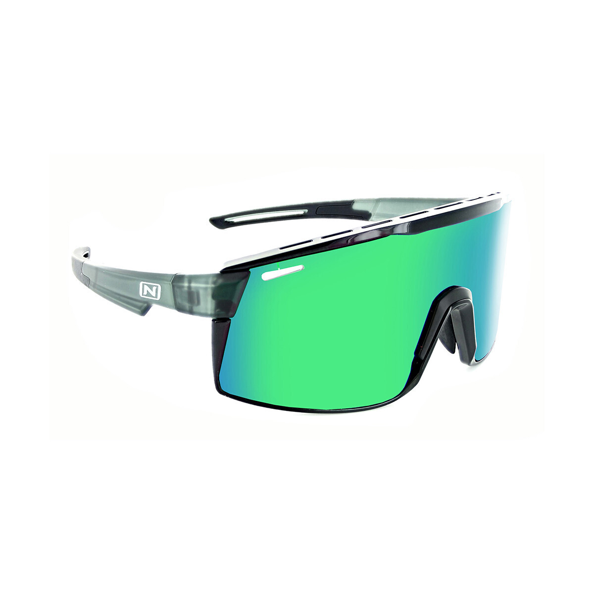 Optic Nerve Sunglasses Fixie Grey With Shiny Black