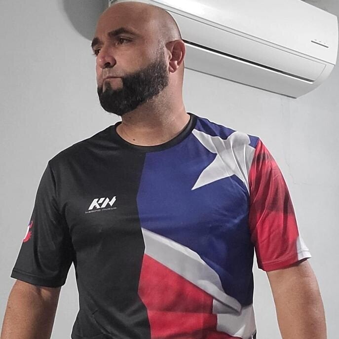 Kamino Nuevo PR Flag T-Shirt  Large