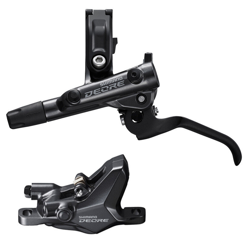 Shimano Deore Hydraulic Brake Set BL-M6100(L), BR-M6100(F), (SM-BH90-SS BLACK)