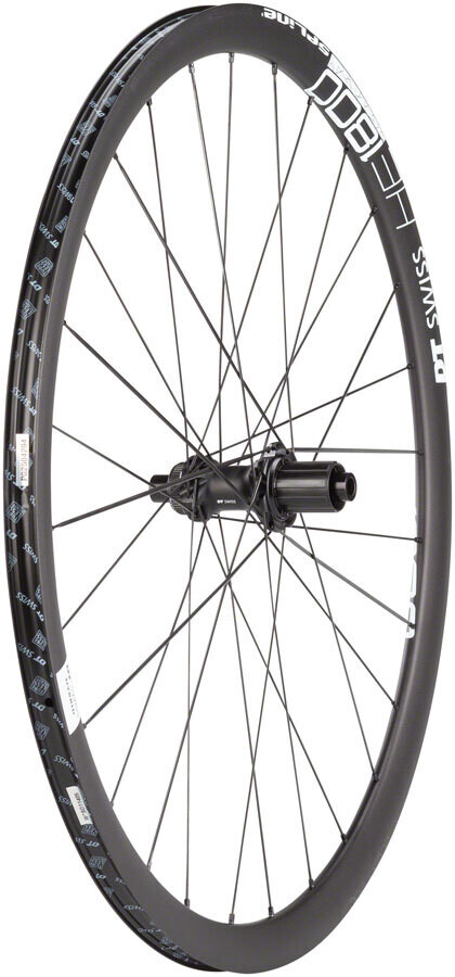 DT Swiss HE 1800 Wheelset Spline 700 32 Front,12 x 100mm, Center-Lock, Rear 12 x 142, Center-Lock, HG 11, Black