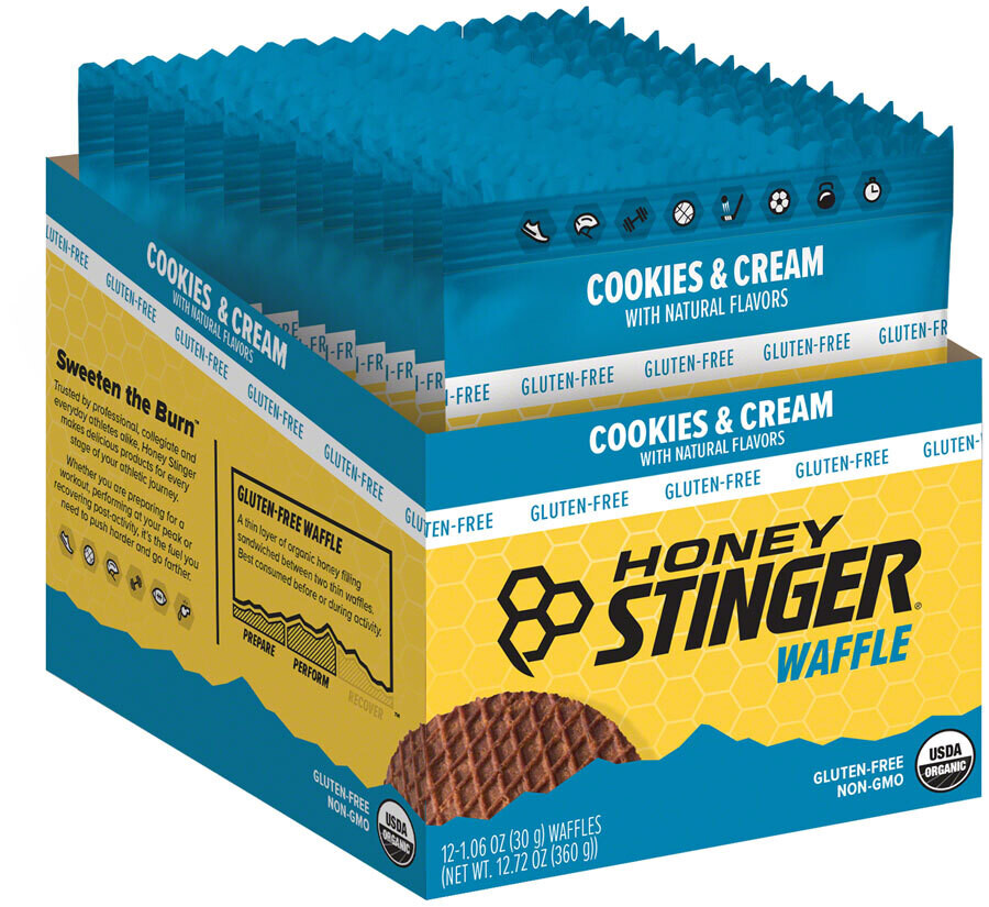 Honey Stinger Gluten Free Organic Waffle - Cookies and Cream