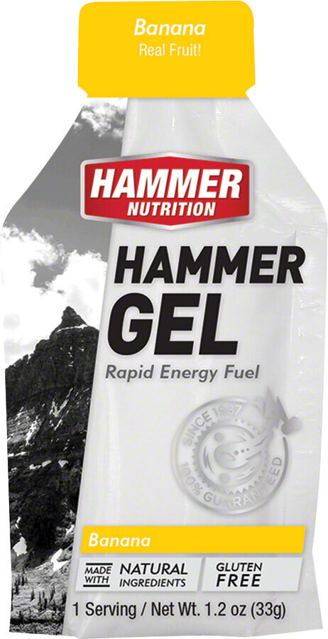 Hammer Gel: Banana, 24 Single Serving 1.2oz