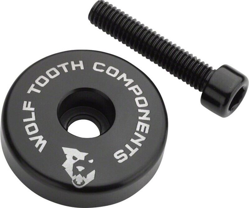 Wolf Tooth Ultralight Stem Cap with Integrated 5mm Spacer