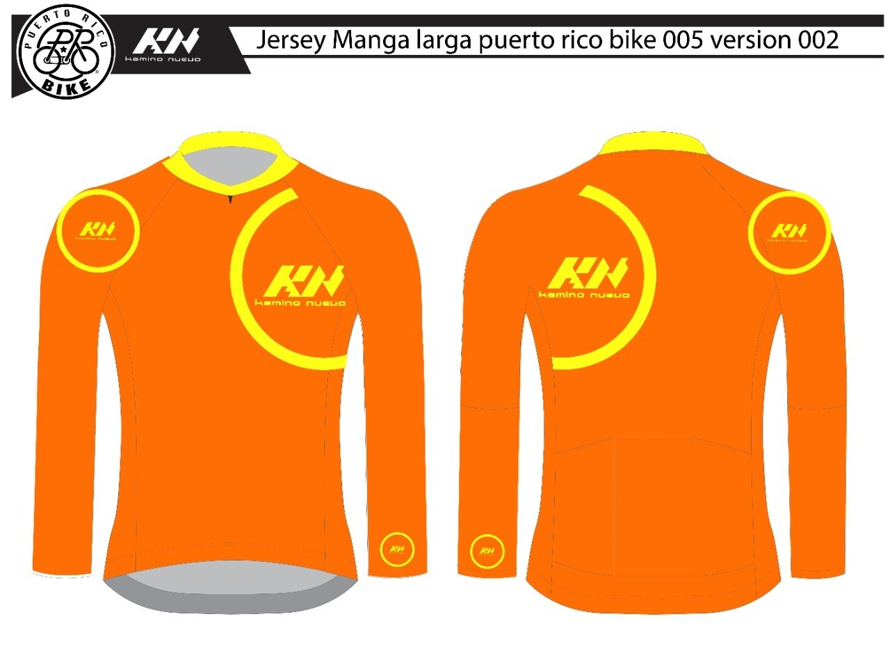 Kamino nuevo 3/4 MTB Sleave Orange Fluorescent 4XL