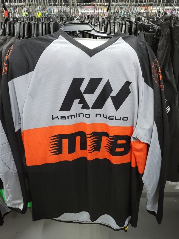 Kamino Nuevo MTB Enduro Tshirt Black Orange 6XL