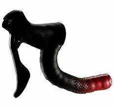 Ciclovation Leather Touch Handlebar Tape, Fusion Dot Red