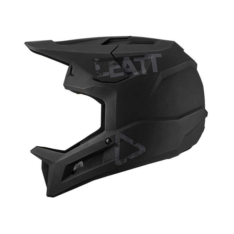 Leatt, MTB 1.0 DH, Full Face Helmet, Black, XL, 61 - 62cm