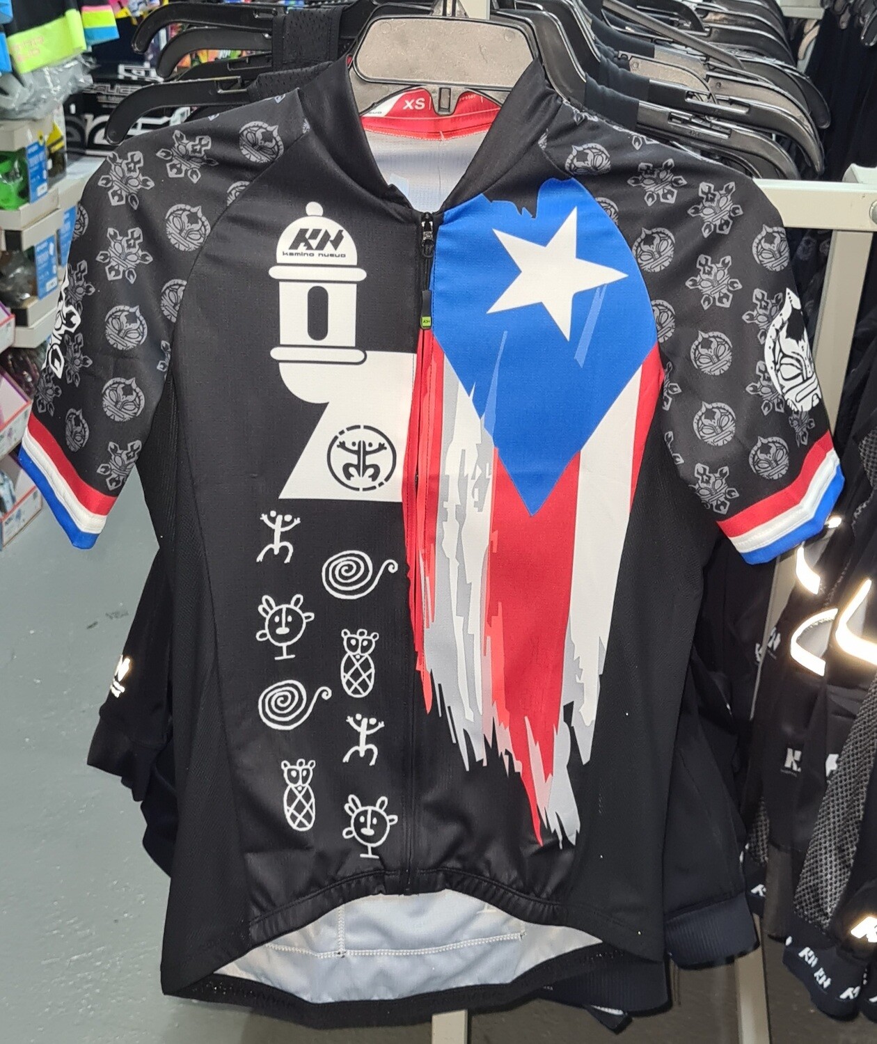 Kamino Nuevo Unisex Training Jersey Garita and Puerto Rico Flag 4XL
