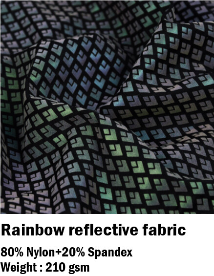 Kamino Nuevo Rainbow Reflective Jersey S