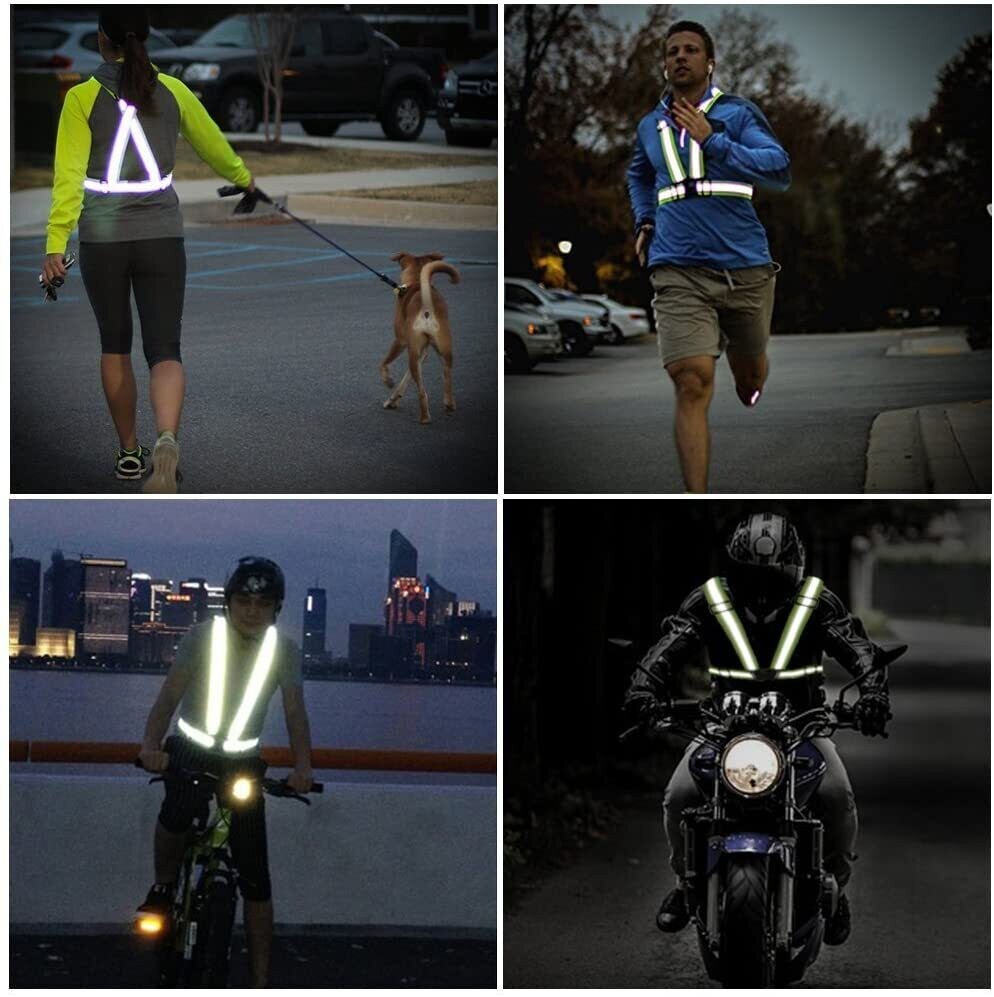 Omega Reflective Vest With High Visibility for Running,Fits Outdoor