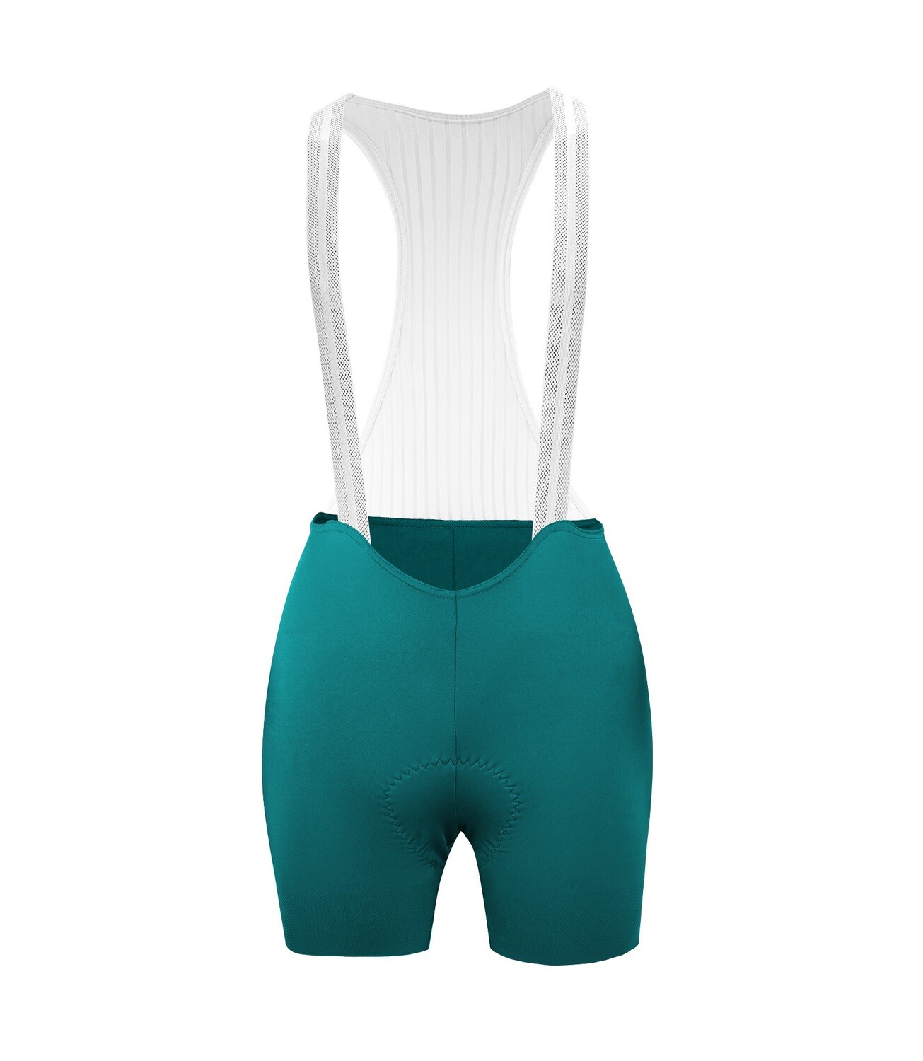 Kamino Nuevo Lazer Cut Top Bib Shorts Green M