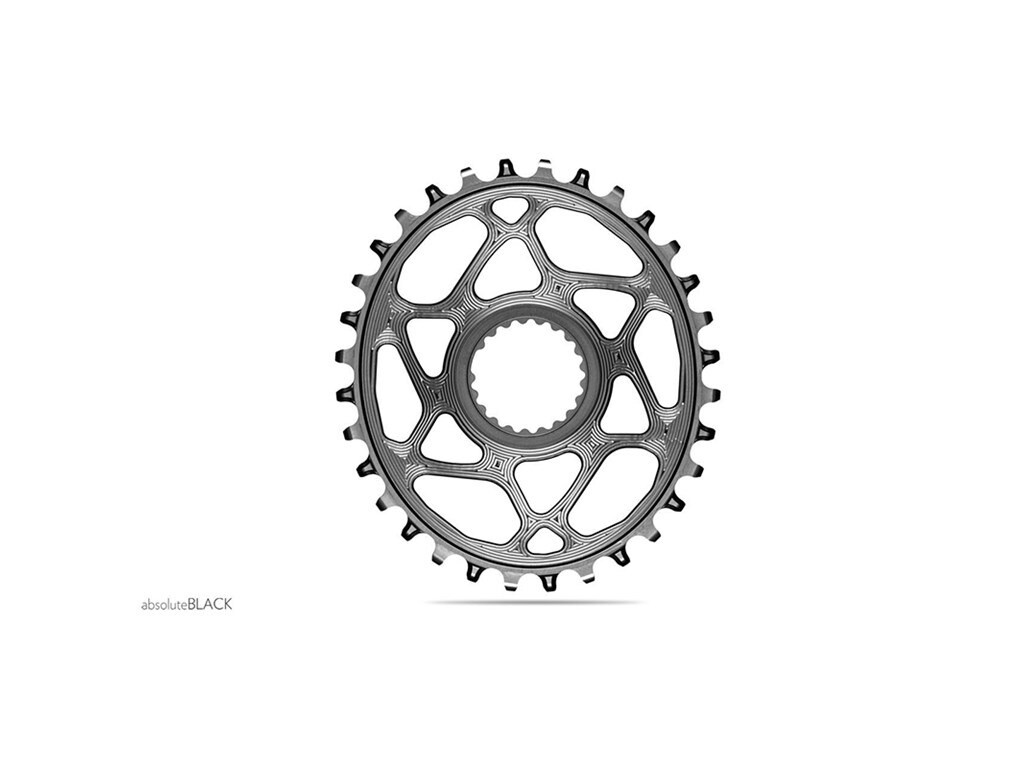 absolute Black Oval Direct Mount N/w 34t Chainring for Shimano XTR 9100