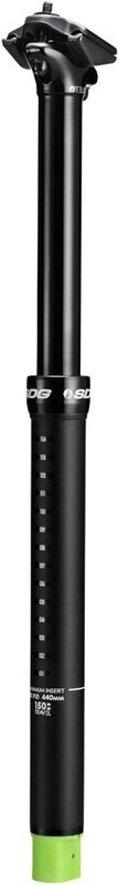 SDG Tellis Dropper Seatpost - 31.6mm, 150mm, Black