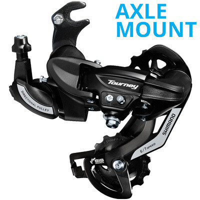 SHIMANOTOURNEY 6/7 SPEED REAR DERAILLEUR,  RD-TY500-SGS,  6/7,  Long,  Series Color
