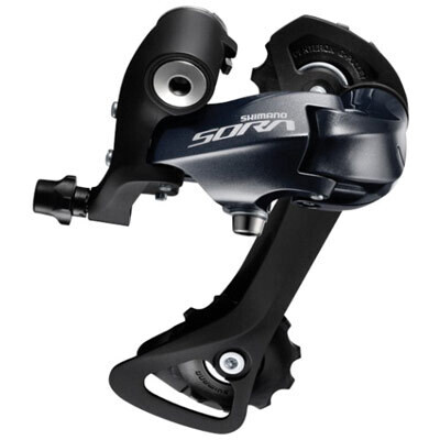 SHIMANOSORA R3000 9-SPEED REAR DERAILLEUR,  RD-R3000-GS,  9,  Medium