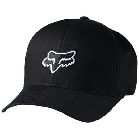 Fox Racing Legacy Flexfit Hat: Black LG/XL MFOX9244
