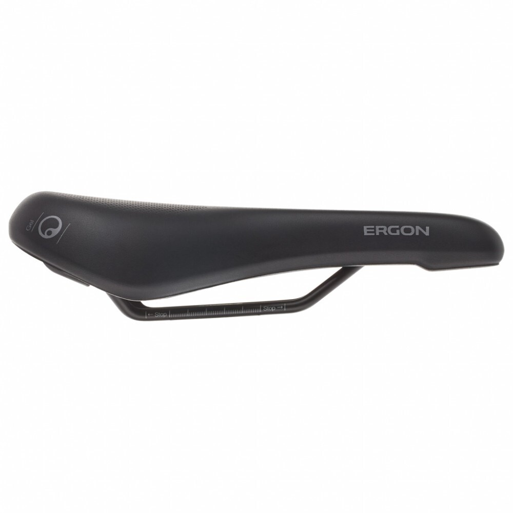 Ergon ST Gel Saddle - Chromoly, Black, Men&#39;s, Medium/Large