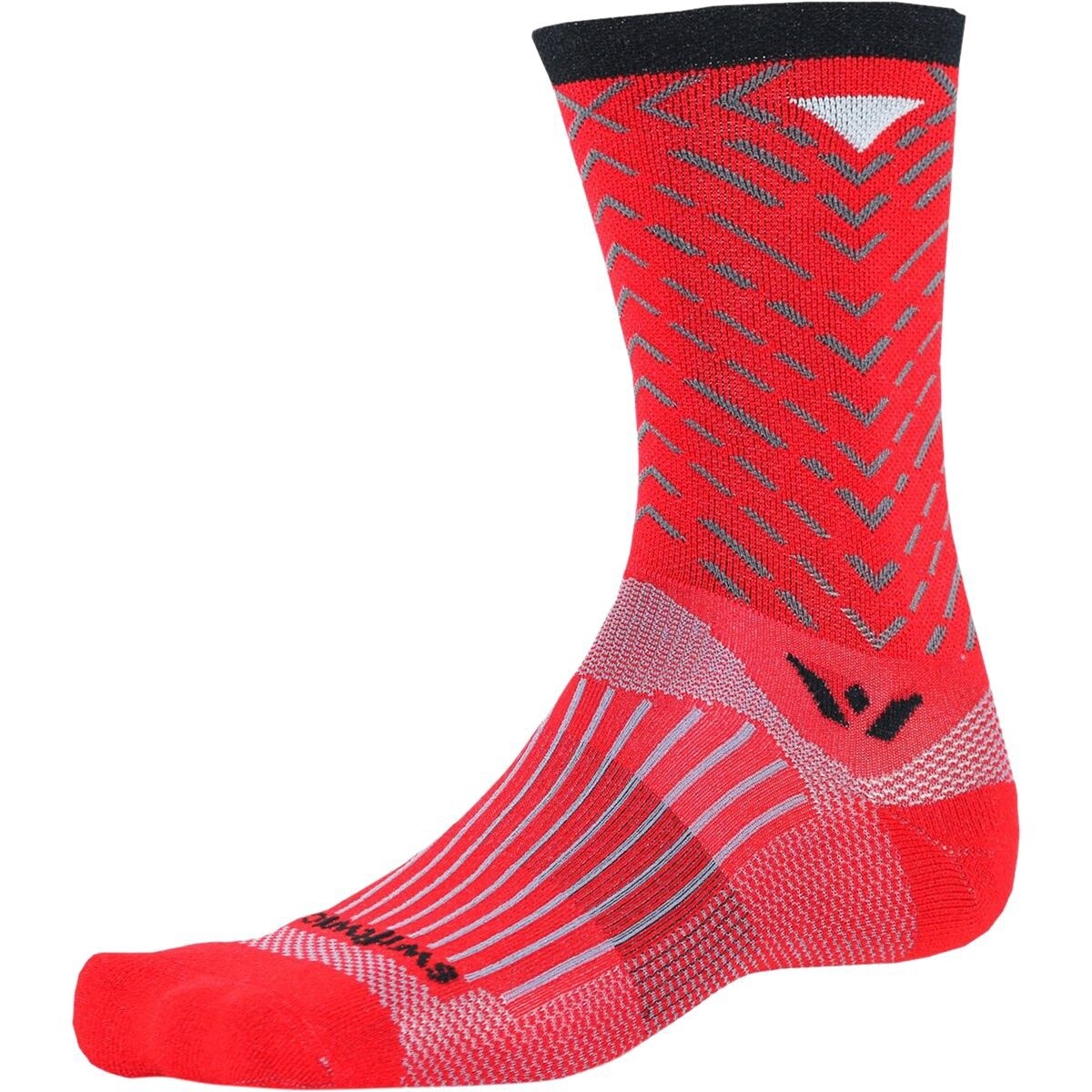 Swiftwick Vision Seven Tread Sock: Red MD MSWIFTW51