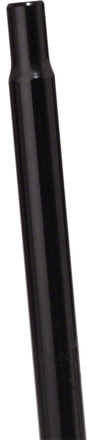 25.4 x 280mm Black Straight Alloy Post