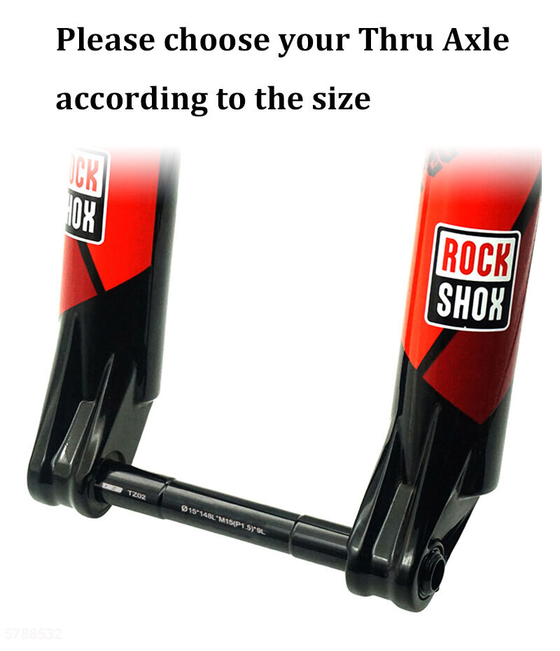 GUB TZ18 MTB Bike Thru Axle Rod Front Rear