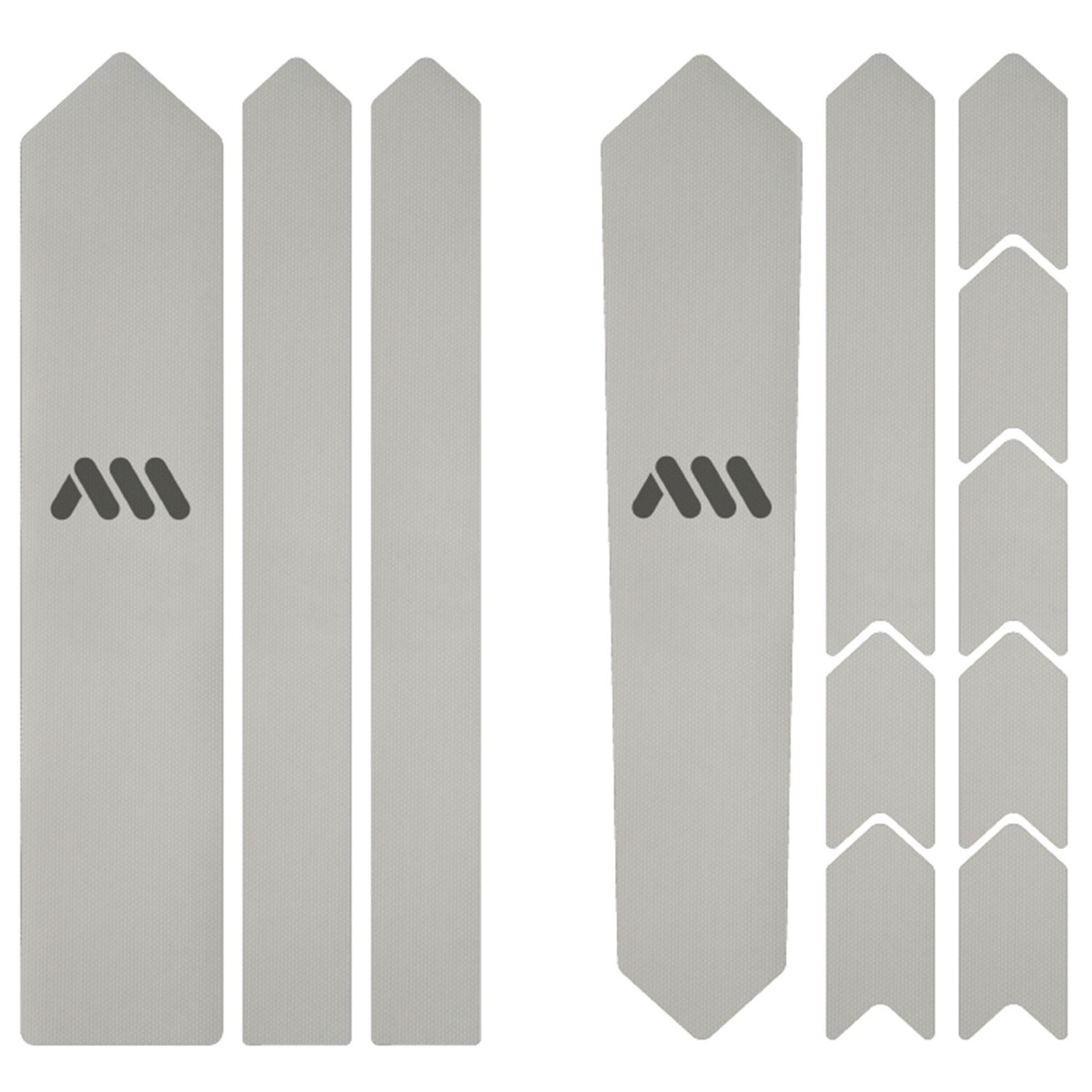 All Mountain Style Extra Gravel/Road Frame Guard, Clear/Silver