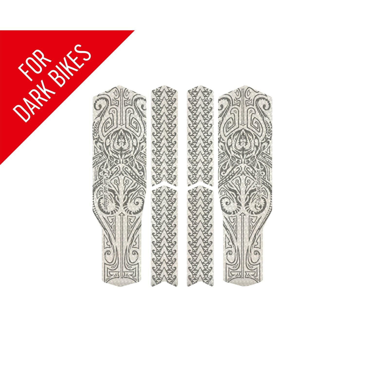 Rie:sel Design Tape 3000 Chain Guard Protection Film Set, Maori Grey