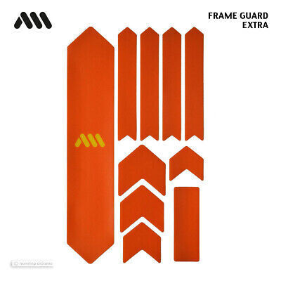 All Mountain Style Extra Honeycomb Frame Guard, Orange/Yellow