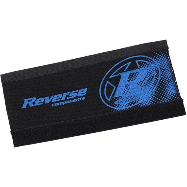 Reverse Chainstay Cover, Black/Blue
