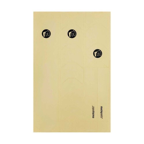 Mucky Nutz Skinz Frame Protection, Clear Black Gloss