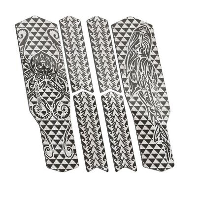 Rie:sel Design Tape 3000 Chain Guard Protection Film Set, Maori NLS