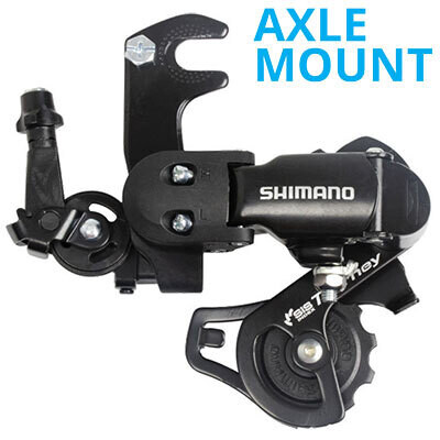 SHIMANO TOURNEY 6/7 SPEED REAR DERAILLEUR,  RD-FT35-A-SS,  6/7,  Short,  Series Color