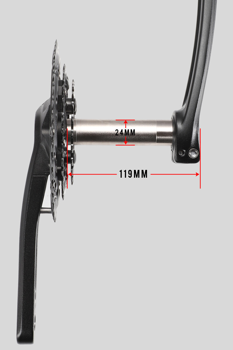 (New Open Box) PROWHEEL Mountain Bike Crankset 3X 9/10 Speed 170mm Crank Arm