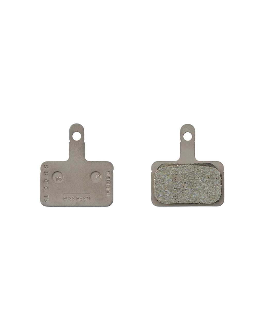 Shimano B05S-RX Disc Brake Pad and Spring - Resin Compound, Stainless Steel Back Plate