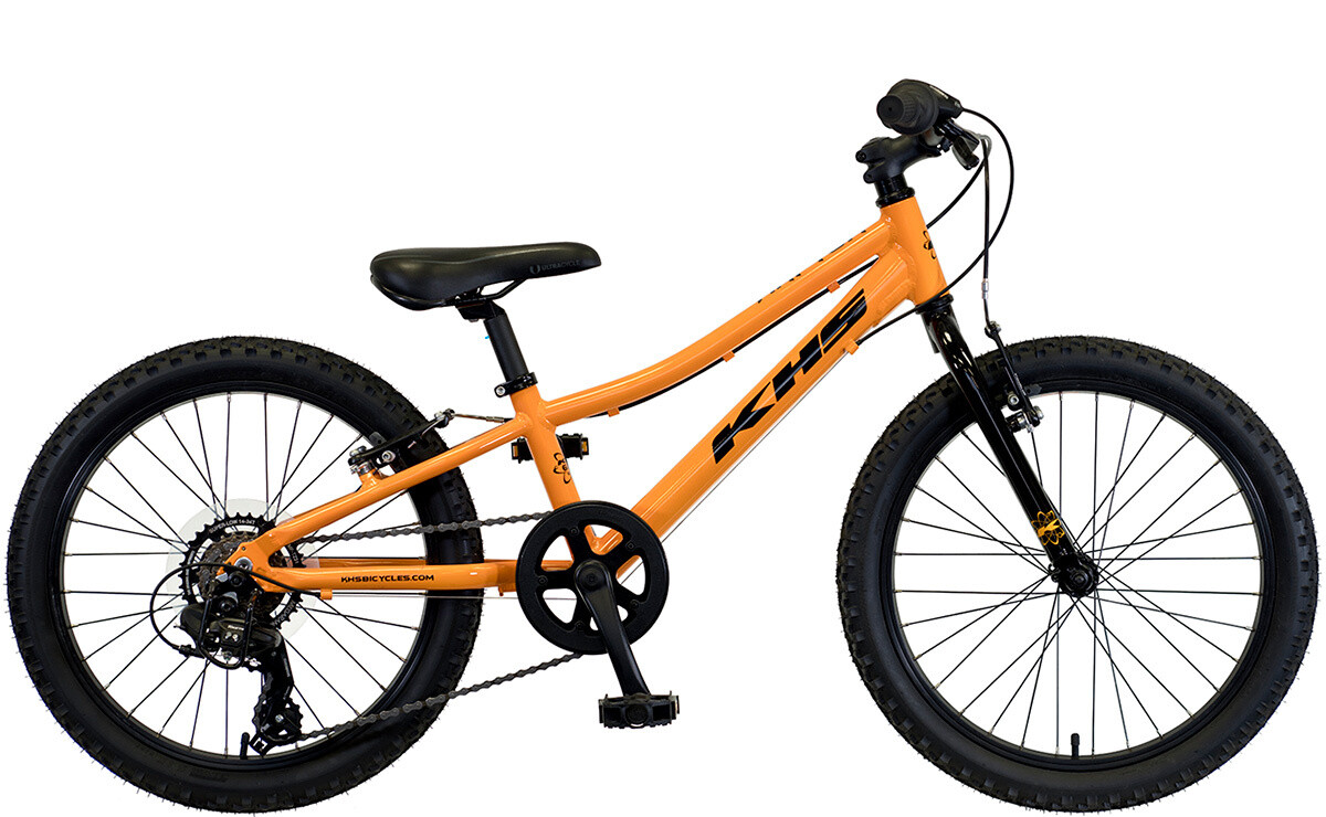 KHS 20&#39;&#39; Raptor Orange Shimano MF-TZ500, 14-34T, 7-Speed FW