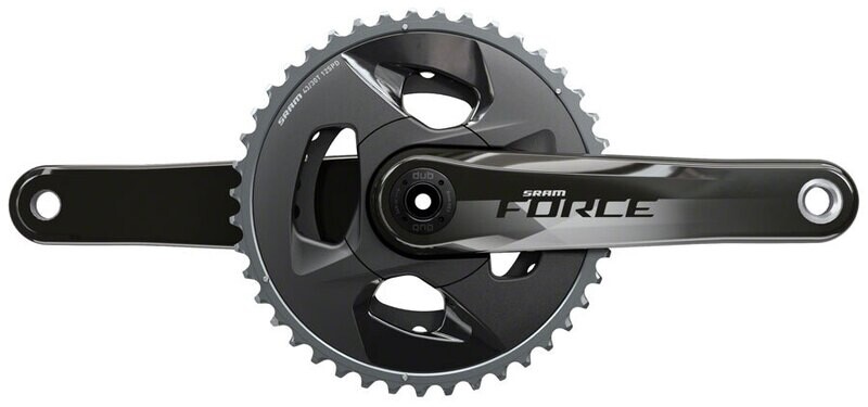 SRAM Force AXS Crankset - 172.5mm, 12-Speed, 46/33t, 107 BCD, DUB Spindle Interface, Gloss Carbon, D1