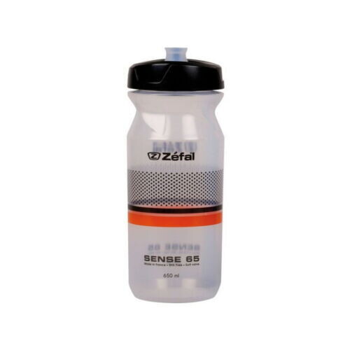 Zefal Sense Soft 65 Bottle - 650ml Clear Orange