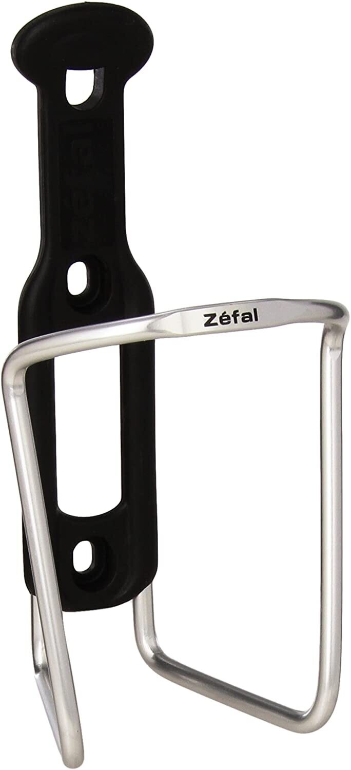 Zefal Alloy Plast 124 Bottle Cage Silver Metal