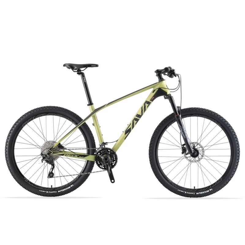 Sava Deck 6.0 MTB Carbon 29'' Small 15'' Shimano Deore 3x10s Yellow