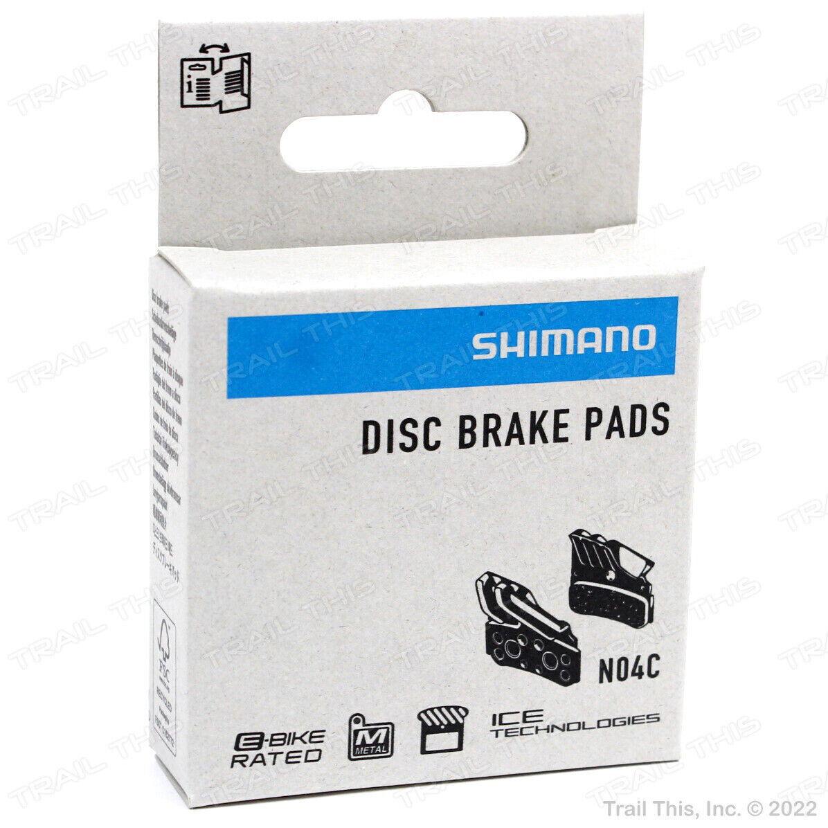 Shimano N04C Metal Bicycle Disc Brake Pad w/ Spring Fits XTR BR-M9120 Calipers