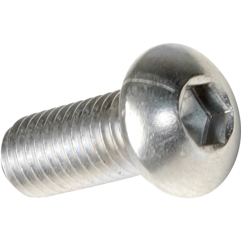 Omega M5 x 16.0mm Stainless Button Head Bolt: Bag/2