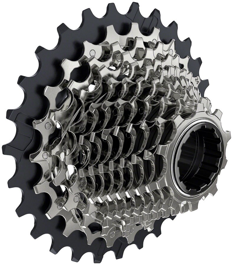 SRAM Force AXS XG-1270 Cassette - 12-Speed, 10-28t, Silver, For XDR Driver Body, D1