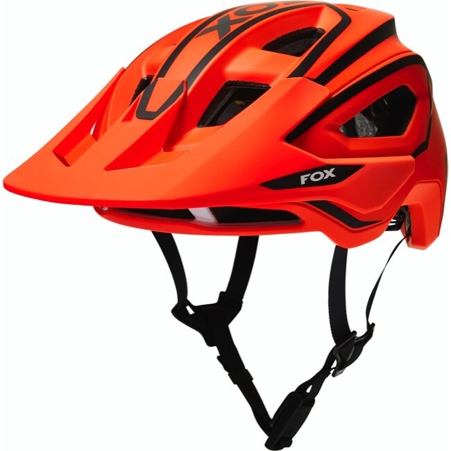 Fox Racing Speedframe Pro MIPS Helmet Dvide Fluorescent Orange  Mips 55-59cm Medium