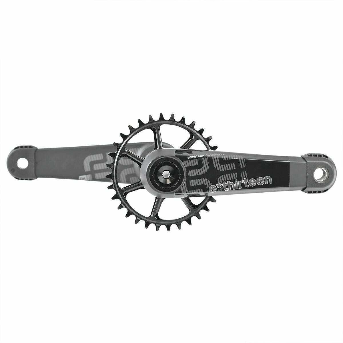 e*thirteen LG1 Race Carbon Cranks Black 73mm (175mm)