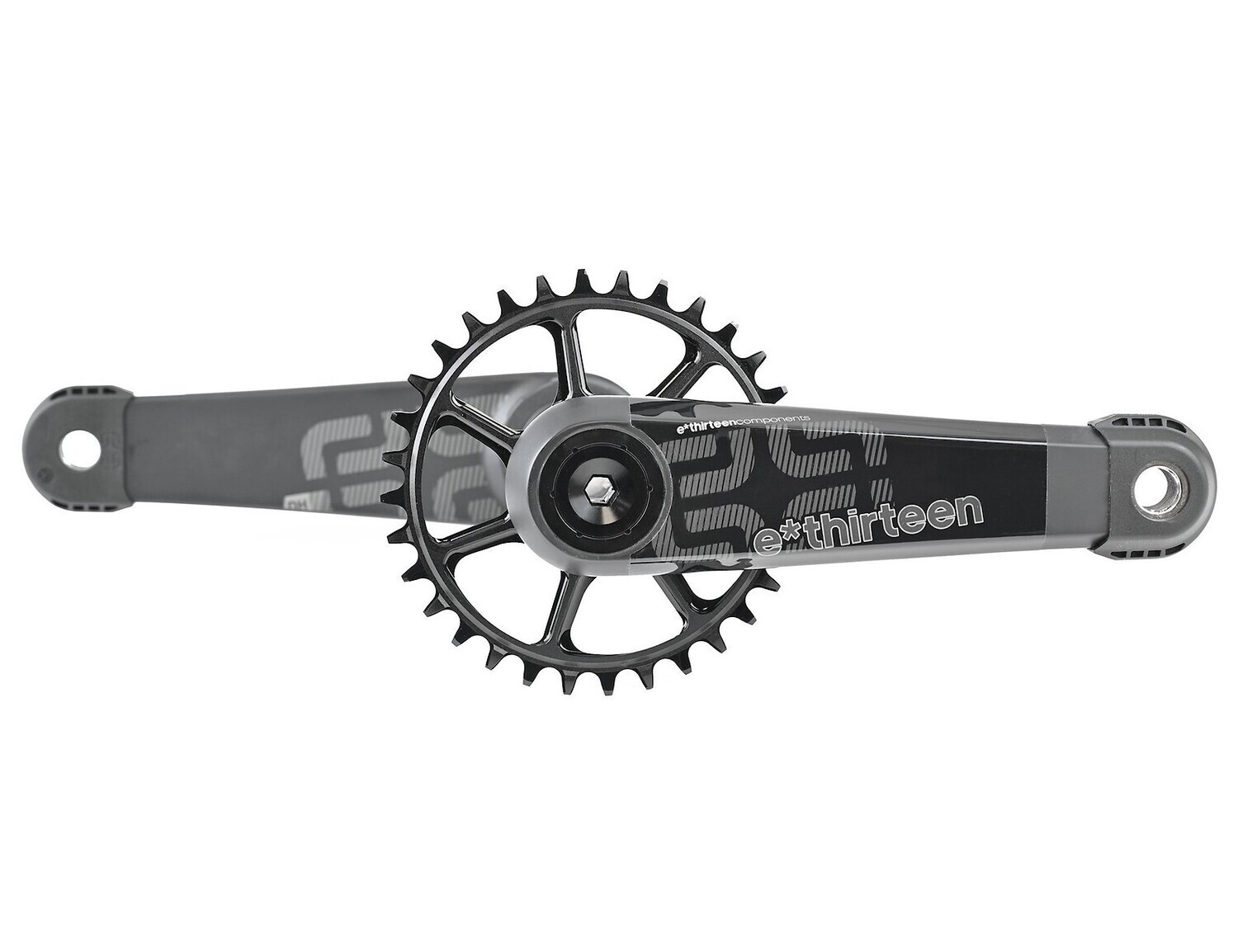 e*thirteen LG1 Race Carbon Cranks Black 73mm (175mm)