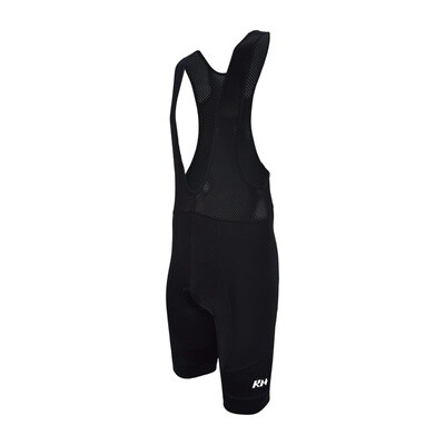 KN TRAIN MENS BLACK BIB SHORT/GEL PAD XS