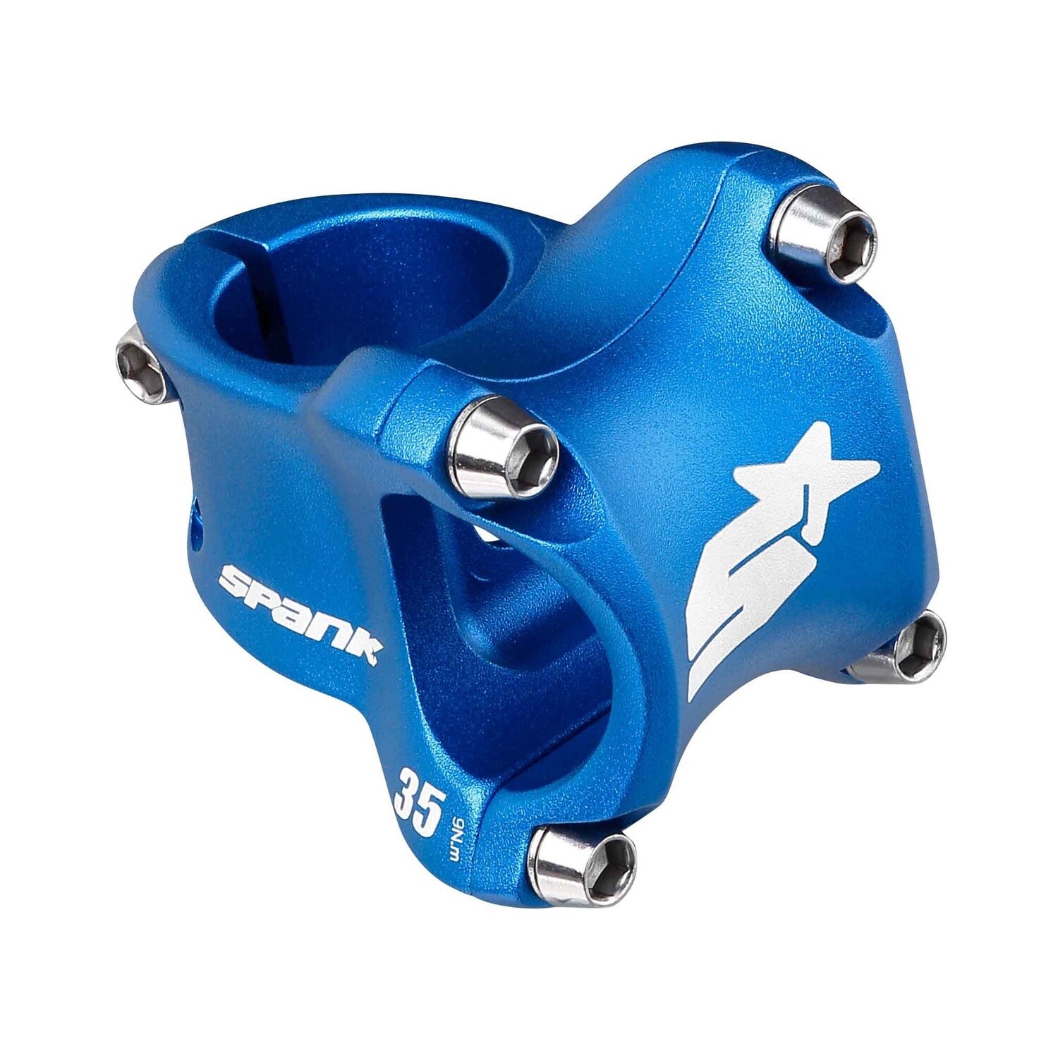 Spank Spike Race 2 Stem, (31.8) 0d x 35mm - Blue NLS