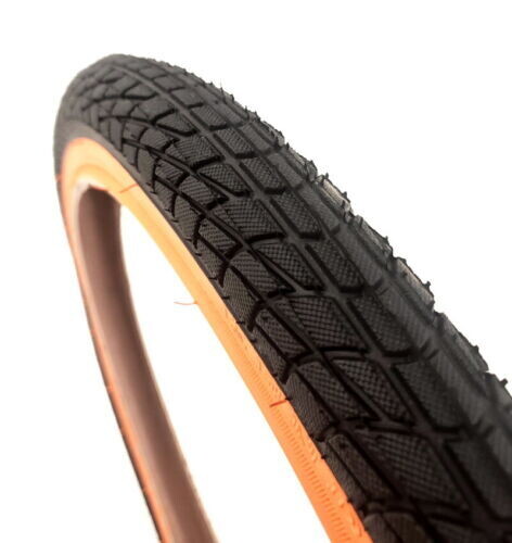 Kenda Kontact K841 20" x 1.95" Wire Bead Tire, Clincher,Black-Orange