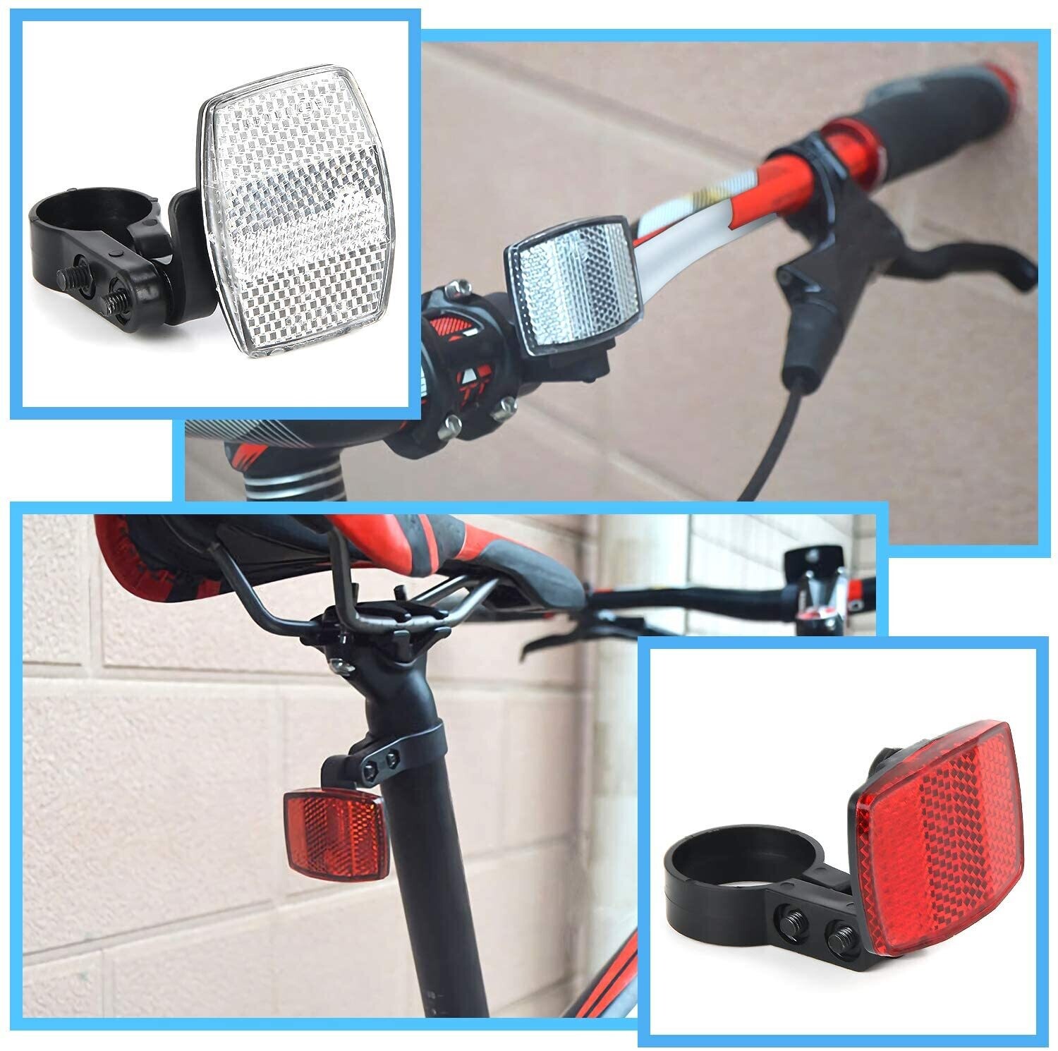 Omega Bike Reflector 5-pcs Kit Set